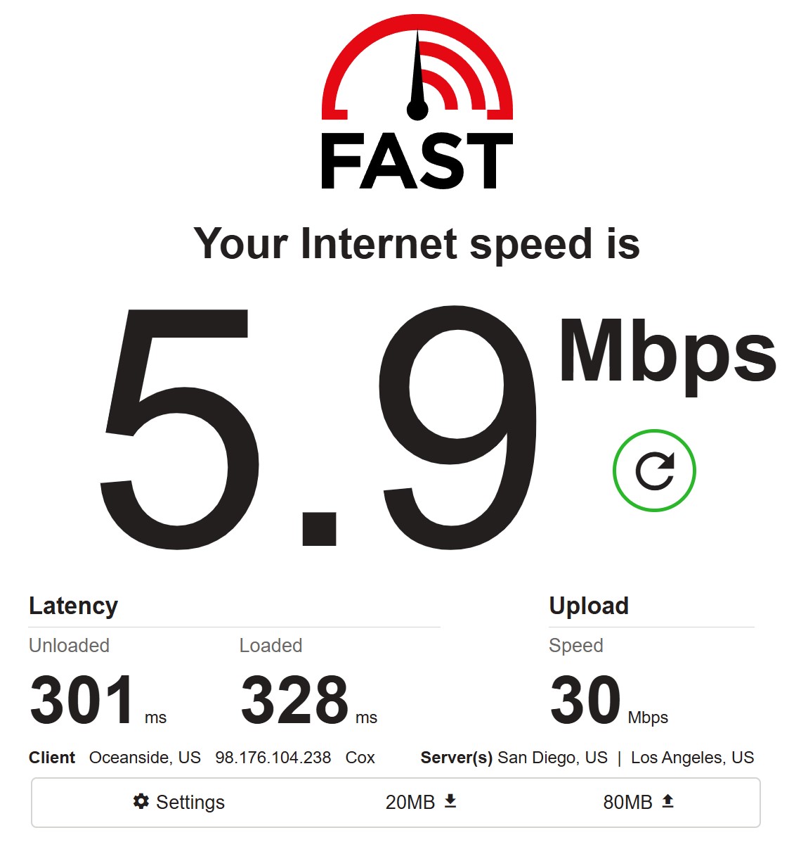 Fast.com (Netflix Speed Test)