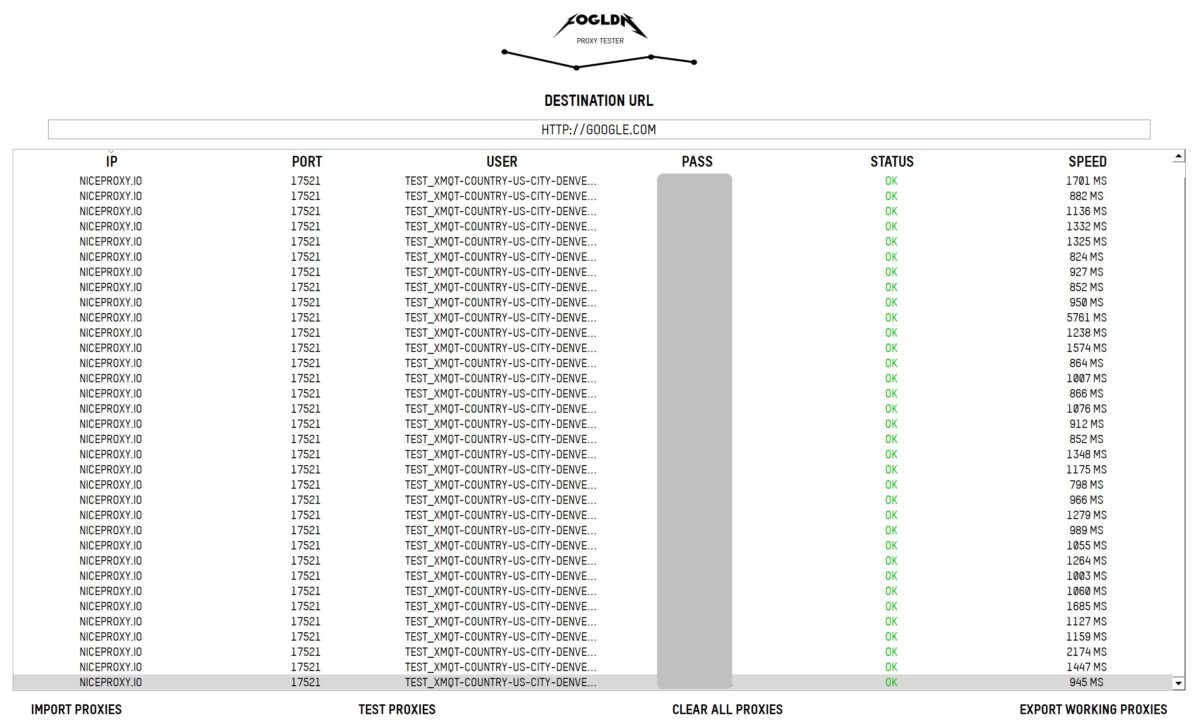 FOGLDN Proxy Tester