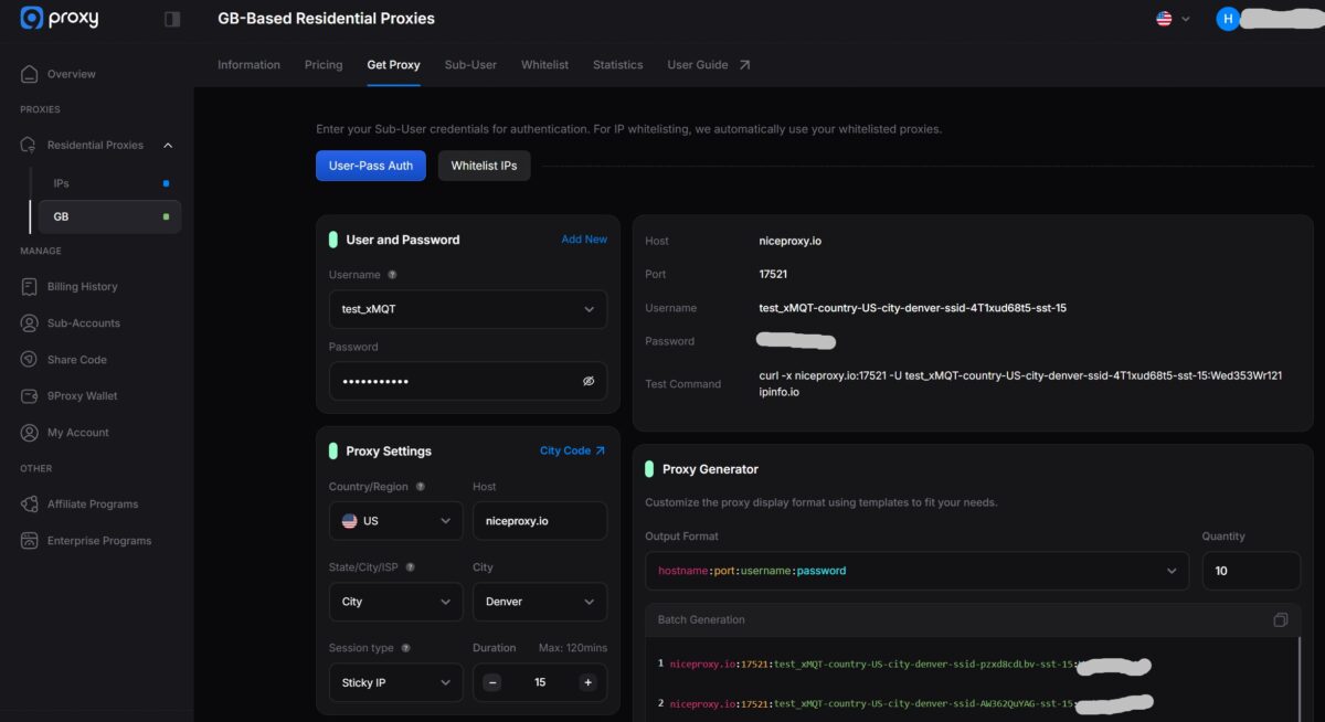 GB-Based Residential Proxies — Get Proxy