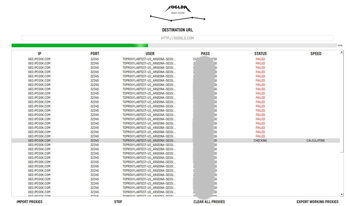 FOGLDN Proxy Tester