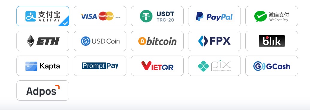 Payment methods