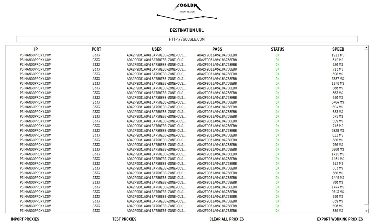FOGLDN Proxy Tester