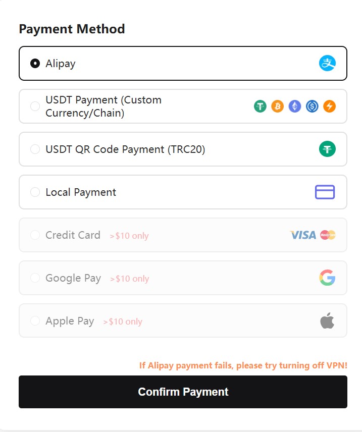 Payment Method
