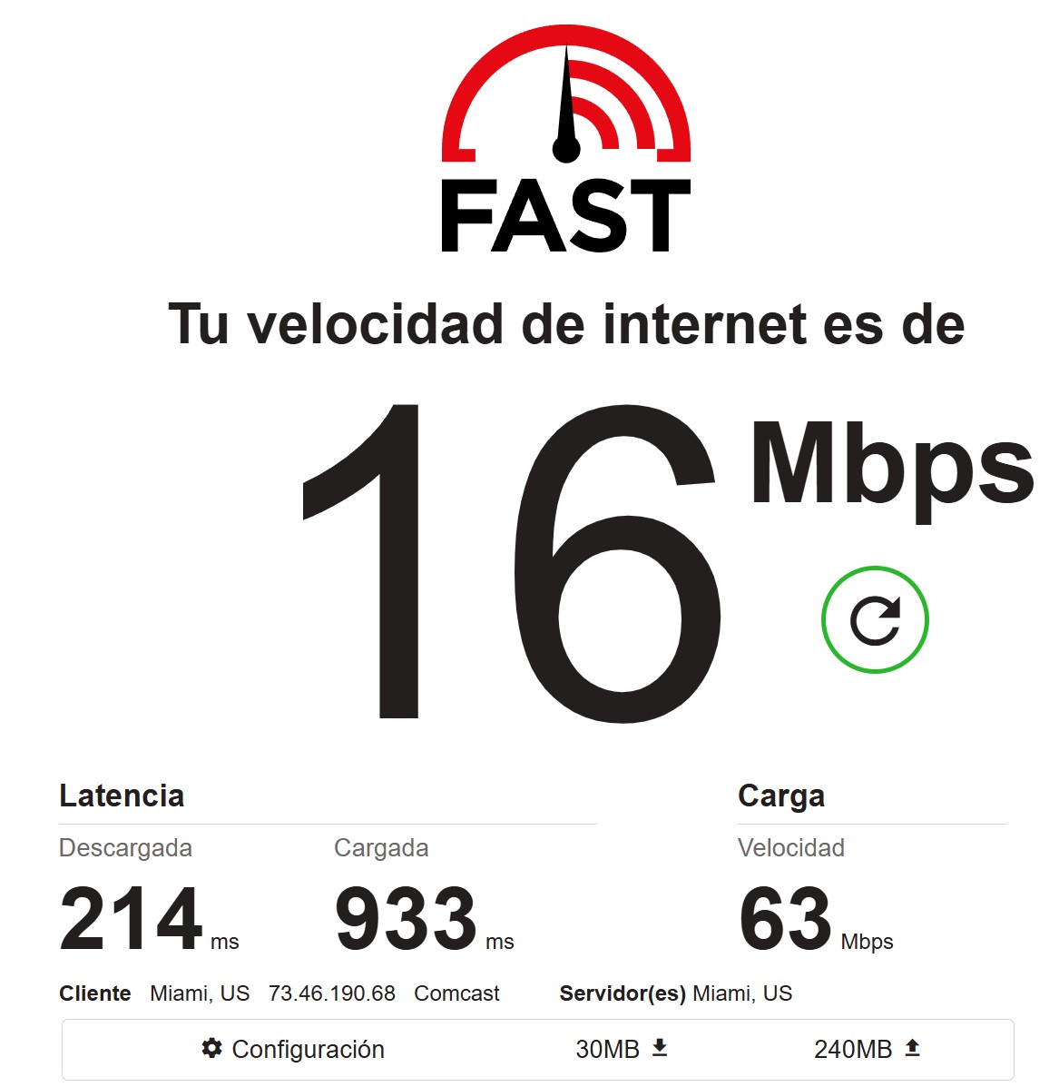 Fast 16 Mbps