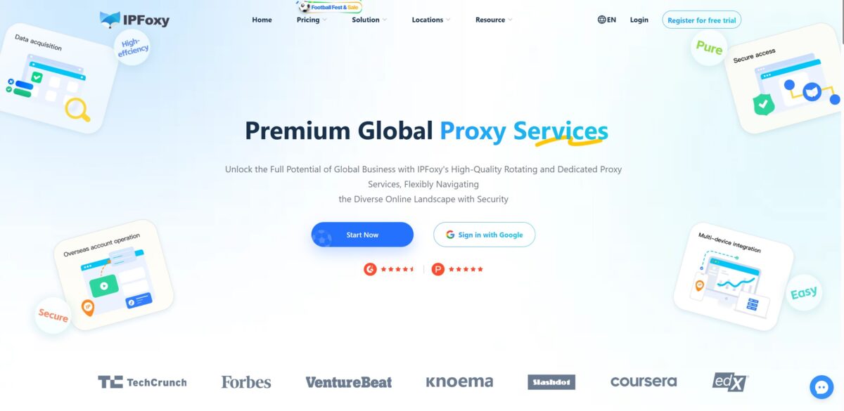 IPFoxy homepage