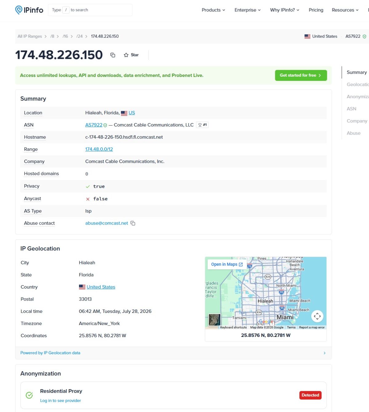 ipinfo.io