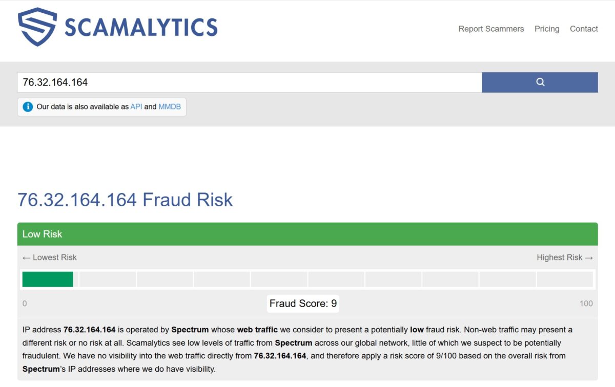 Scamalytics
