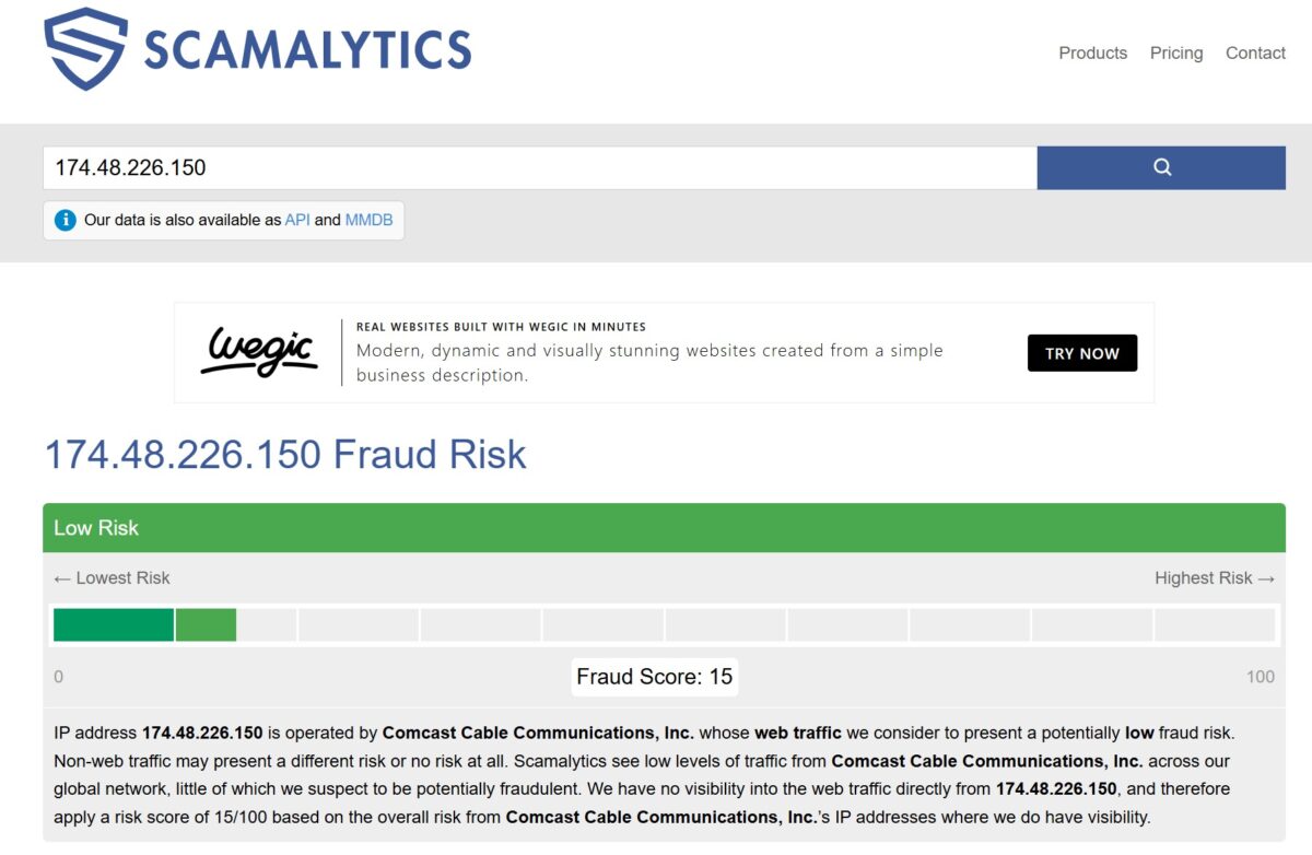 Scamalytics